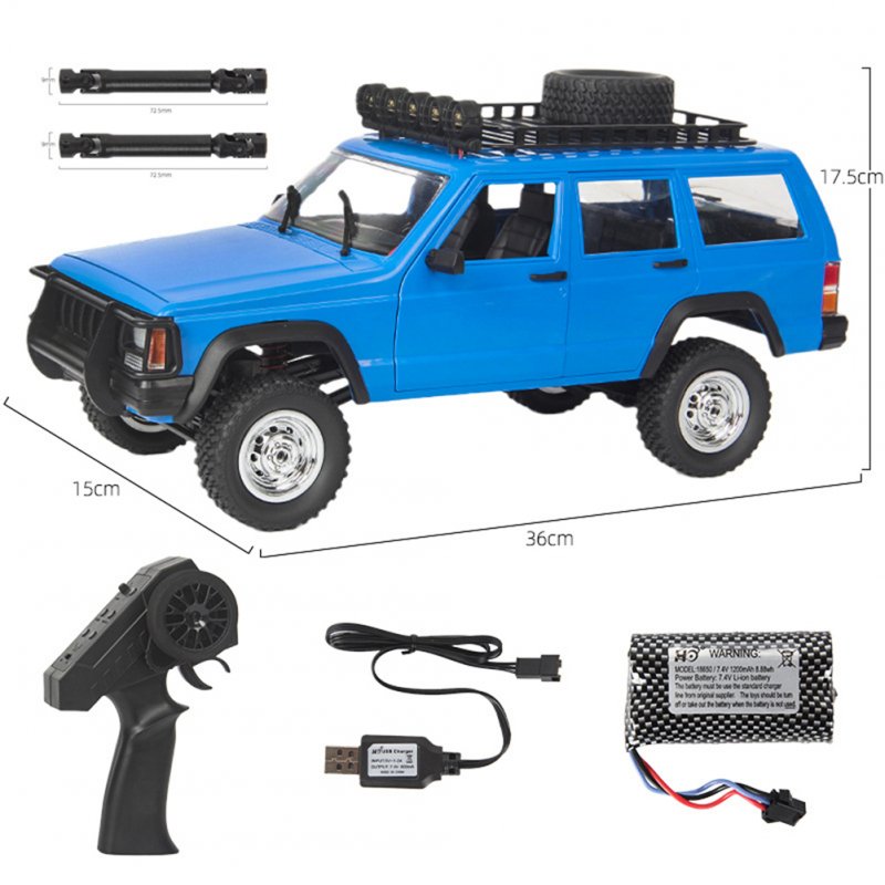 Mn78 Full Scale Remote Control Car Modified Metal Drive Shaft Model Toy Climbing Off-road Vehicle 