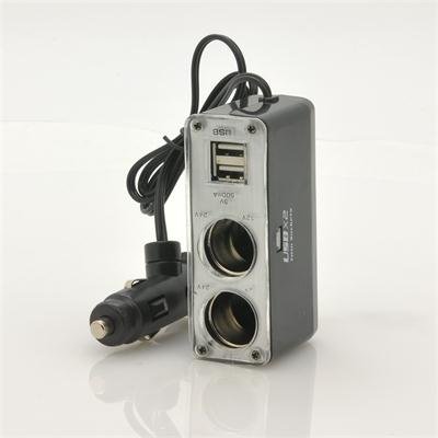 Car Charger Hub w/ x4 Power Ports