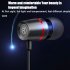 Ke36 Hifi Bass Headphone In ear 3 5mm Wired Earphones Smart Tuning Earbuds Compatible For Andiord Ios black boxed