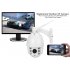Keep your property safe with the waterproof outdoor IP camera coming with PTZ functionality  4xzoom  night vision  motion detection and more