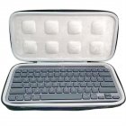 Keyboard Carrying Bag Storage Case Dust-proof Portable Mouse Keyboard Protector Compatible For Logitech Mx Keys Mini Commercial Bluetooth Keyboard black