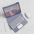 Keyboard Case Smart Stand Case Cover Wireless Detachable Tablet Cover Keyboard Removable Wireless Folio Case Keyboard Compatible For IPad Air IPad Pro Tablet bl