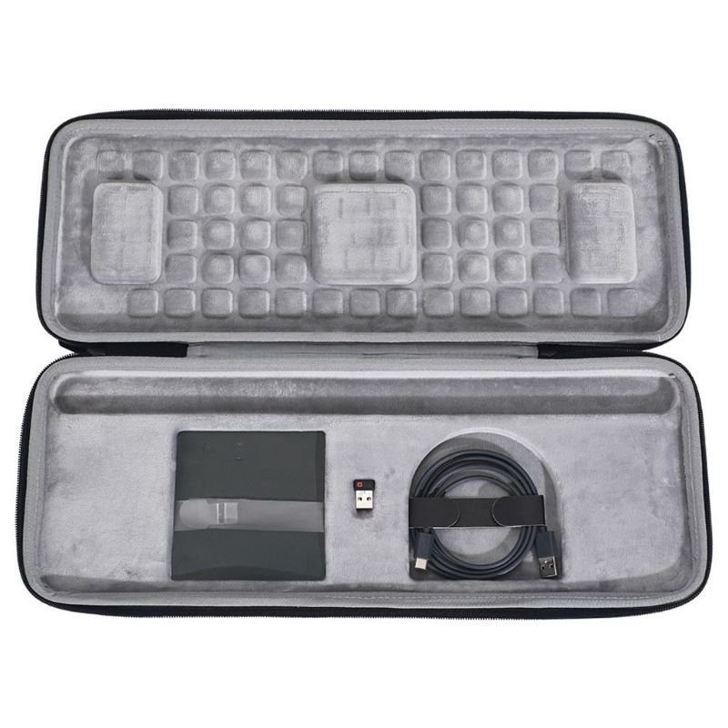 Keyboard Storage Bag Travel Portable Mouse Case Keyboard Cover For Logitech Craft Advanced black