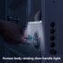 Keyhole Light Motion Detector Night Light With 4 LEDs High Brightness Square Battery Powered Light For Door Kitchen Wardrobe Drawer Car white light