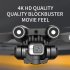 Kf610 Rc Drone 4k HD 1080P Esc Camera Optical Flow Localization 2 4g Wifi Quadcopter Toy Black