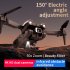 Kf610 Rc Drone 4k HD 1080P Esc Camera Optical Flow Localization 2 4g Wifi Quadcopter Toy Black