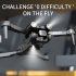 Kf610 Rc Drone 4k HD 1080P Esc Camera Optical Flow Localization 2 4g Wifi Quadcopter Toy Black