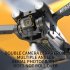 Kf610 Rc Drone 4k HD 1080P Esc Camera Optical Flow Localization 2 4g Wifi Quadcopter Toy Black