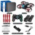 Kf615 Mini Drone 4k Hd Dual Camera 2 4g Wifi Fpv Optical Flow Positioning Cool Light Shooting Rc Qudacopter Gift For Kids 3 Batteries