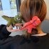 Kid Girl Hair Rope Cute Dinosaur Elastic Rubber Band Ponytail Headwear Headdress 1   green