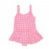 Kid Girl Jumpsuit Swimwear Sling Dress Backless Swimsuit Beach Wear for 5 7Y Random Color Random Color One size  55 yards 