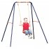 Kid Indoor Outdoor Play Game Toy Swing Seat Set Plastic Hard Bending Plate Chair and Rope