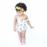 Kidlove Baby Infant Girl s Feather Printing Back Cross Rompers Sleeveless Jumpsuits