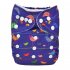 Kidlove Baby Infant Lovely Printing Washable Soft 3 layer Structures Cloth Diaper Pants with Snap Closure  Adjustable 3 Size  Waterproof