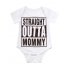 Kidlove Newbron Short Sleeve Round Neck Jumpsuits Letter Printing Rompers with Button Closure One hundred