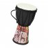 Kids African Drum Musical Educational Percussion Instrument Musical Toy 4 Inch Sheepskin Surface For Home Party Supplies African Totem 4 inches