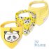Kids Baby Bibs Burp Cloth Cute Printed Soft Cotton Triangle Baby Bibs 3Pcs 39 Yellow Panda