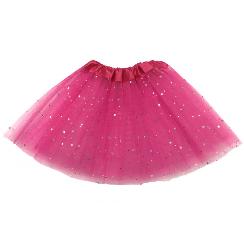 Lace Pettiskirt Shimmer Sequin Dance Skirt