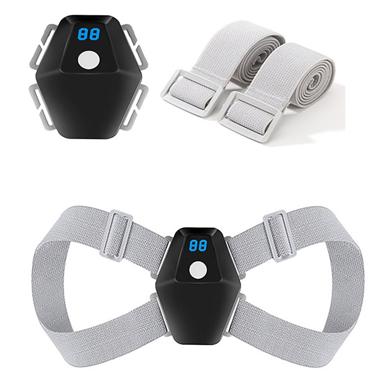 Kids Back Brace Posture Corrector USB Charging 400mAh Battery Shoulder Straightener Upper Back Brace With Vibration Reminder Prevent Humpback LCD J-5000 English packaging