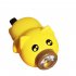 Kids Bicycle Led Piggy Headlight Horn Bell Usb Rechargeable Bike Flashlight Safety Warning Lamp Flashlight Cycling Equipment Blue   Coffee Mouth   