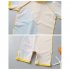 Kids Boys Cartoon Dinosaur One piece Swimsuit Quick drying Sun Protection Short Sleeve Swimwear Bathing Suit blue 5 6Y L