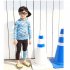 Kids Boys Cartoon Sunscreen Quick Dry Swimming Long Sleeve Tops Trousers  blue 4XL