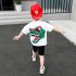 Kids Boys Girls Fashion Cartoon 3D Dinosaur Printing Short Sleeve T shirt White dinosaur  120cm