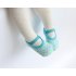 Kids Boys Girls Simple Dot Pattern Non slip Boat Socks blue Regular thickness 1 3 years old