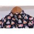 Kids Boys Short sleeve Suit Rabbit Print Single Breasted T shirt Shorts Two piece Set Summer Casual Outfits yellow 3 4Y 110cm