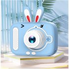 Kids Camera 1080P Video Recorder IPS 2 Inch Screen Portable Digital Camera Toy Toddler Camera Christmas Birthday Gifts blue