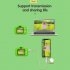 Kids Camera HD Digital Video Cameras 2 0 Inch IPS Screen Portable Camera Face Detection Timing Photography Camera Green