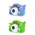 Kids Camera HD Digital Video Cameras 2 0 Inch IPS Screen Portable Camera Face Detection Timing Photography Camera Green