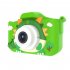 Kids Camera HD Digital Video Cameras 2 0 Inch IPS Screen Portable Camera Face Detection Timing Photography Camera Green