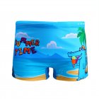 Kids Cartoon Casual Swim Shorts For Beach Vacation Swimming Trunks Bathing Suit For 2-8 Years Old Coco Dinosaur 2-3Y M
