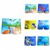 Kids Cartoon Casual Swim Shorts For Beach Vacation Swimming Trunks Bathing Suit For 2 8 Years Old forest dinosaur 7 8Y XXL