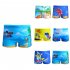 Kids Cartoon Casual Swim Shorts For Beach Vacation Swimming Trunks Bathing Suit For 2 8 Years Old surfing dinosaur 7 8Y XXL