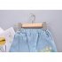 Kids Cartoon Jeans Fashion Cotton Middle Waist Trousers Casual Breathable Pants For 1 6 Years Old Kids light blue 2 3Y 90cm