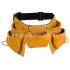 Kids Children Leather Toolkit Tool Pouch Pockets with Adjustable Belt for Costumes Dress Up Role Play