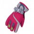 Kids Children Windproof Waterproof Snow Ski Winter Warm Gloves  Blue