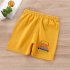 Kids Cotton Shorts Cute Cartoon Printing Summer Breathable Casual Short Pants For 0 7 Years Old Boys Girls yellow car 2 3Y 60 90CM