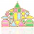 Kids Creative Acrylic Rainbow Building Blocks DIY Puzzle Wooden Stacking Tower Toys buy it on chinavasion com 