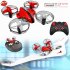 Kids DIY Fixed Wing 3 In 1 RC Glider Model Toy Electric 2 4G Land Sky Mode RC Drone Hovercraft 2 battery
