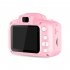 Kids Digital Video Camera Mini Rechargeable Battery Hd Smart Toddler Camcorder Ips Full Screen Display Children Cameras pink