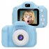 Kids Digital Video Camera Mini Rechargeable Battery Hd Smart Toddler Camcorder Ips Full Screen Display Children Cameras green