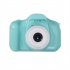 Kids Digital Video Camera Mini Rechargeable Battery Hd Smart Toddler Camcorder Ips Full Screen Display Children Cameras blue