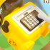 Kids Dinosaur Piggy Bank Cartoon Electric Password Fingerprint Money Box For Boys Girls Christmas Birthday Gifts yellow