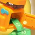 Kids Dinosaur Piggy Bank Cartoon Electric Password Fingerprint Money Box For Boys Girls Christmas Birthday Gifts yellow