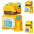 Kids Dinosaur Piggy Bank Cartoon Electric Password Fingerprint Money Box For Boys Girls Christmas Birthday Gifts yellow