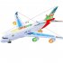 Kids Electric Airplane Toy Simulation Aircraft Jet Toy with Flashing Lights   Realistic Engine Sounds