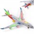 Kids Electric Airplane Toy Simulation Aircraft Jet Toy with Flashing Lights   Realistic Engine Sounds